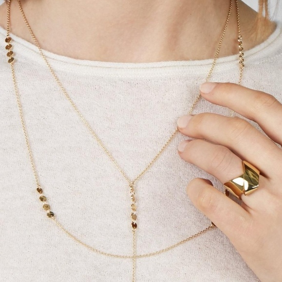 BaubleBar Jewelry - 2 Baublebar Isalina Layered Y-Chain Necklaces